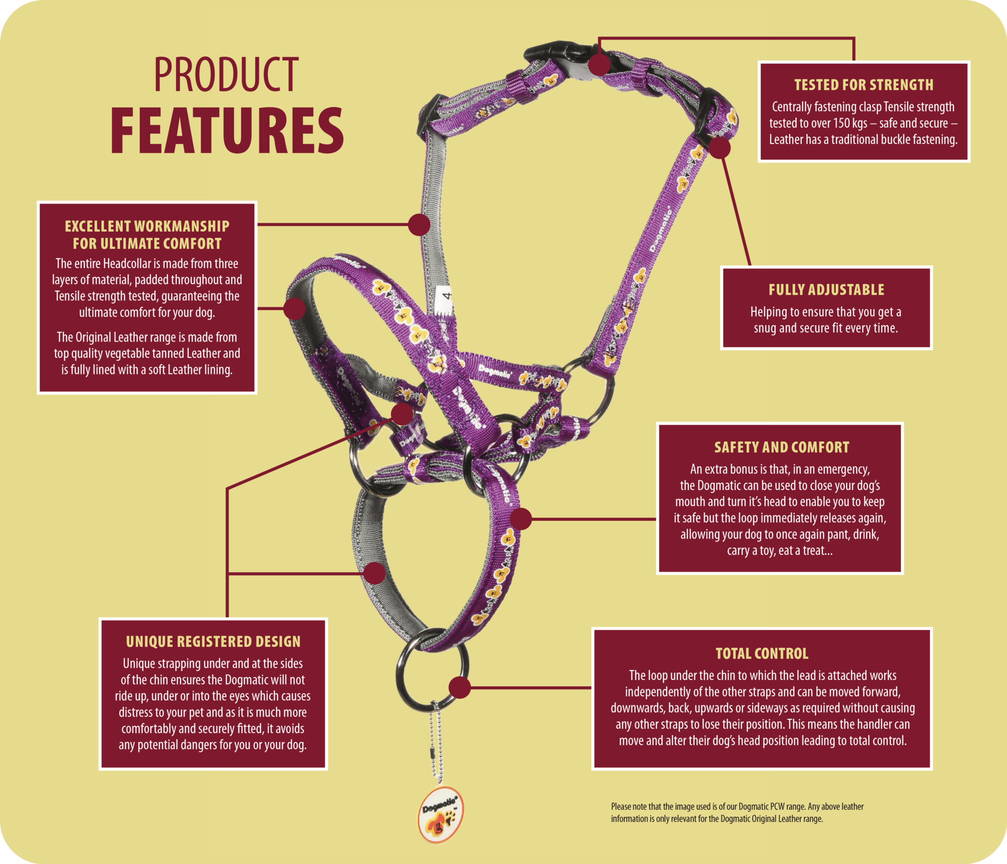 Padded Cushioned bing Headcollar Dogmatic