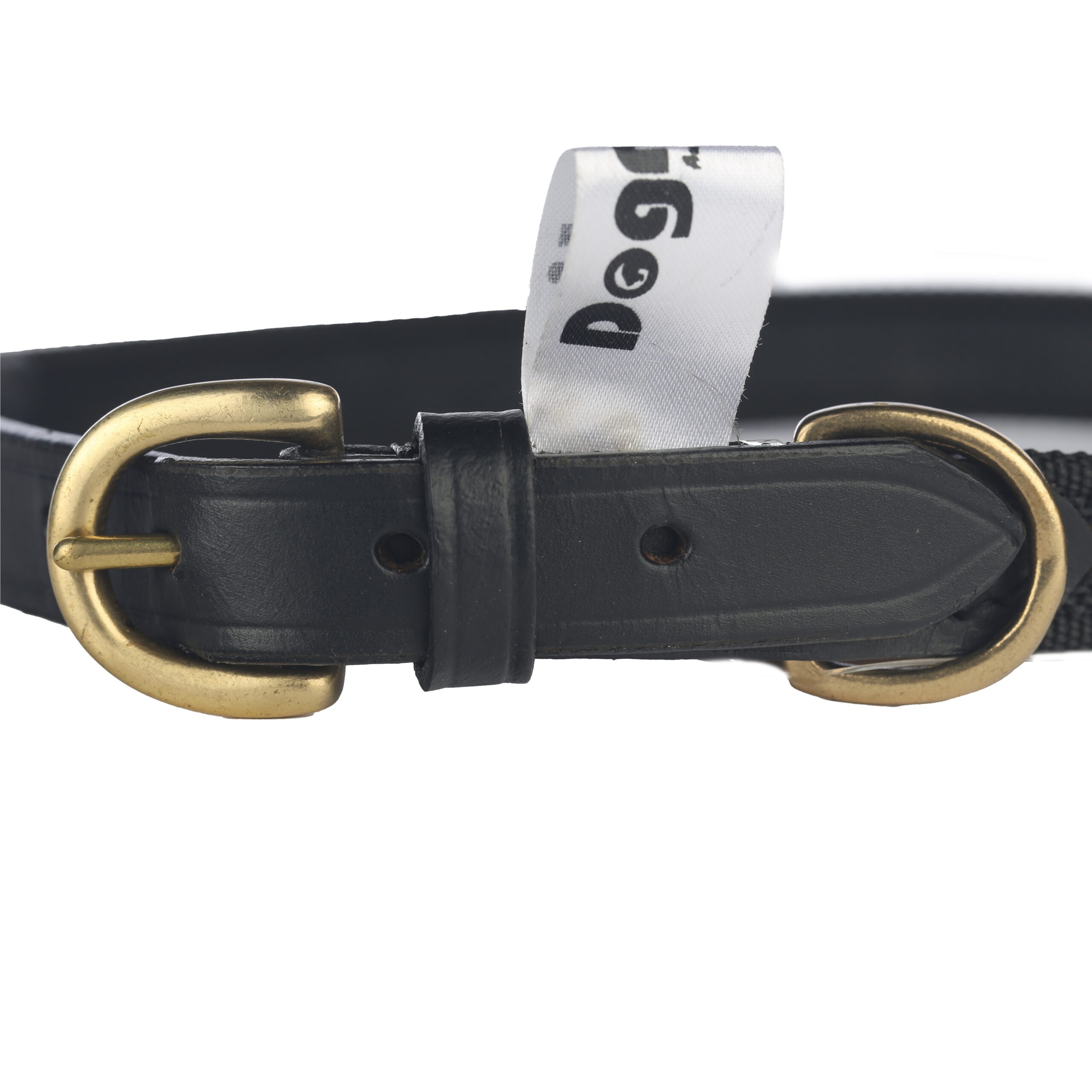 Leather gripper collar BLACK S1 2