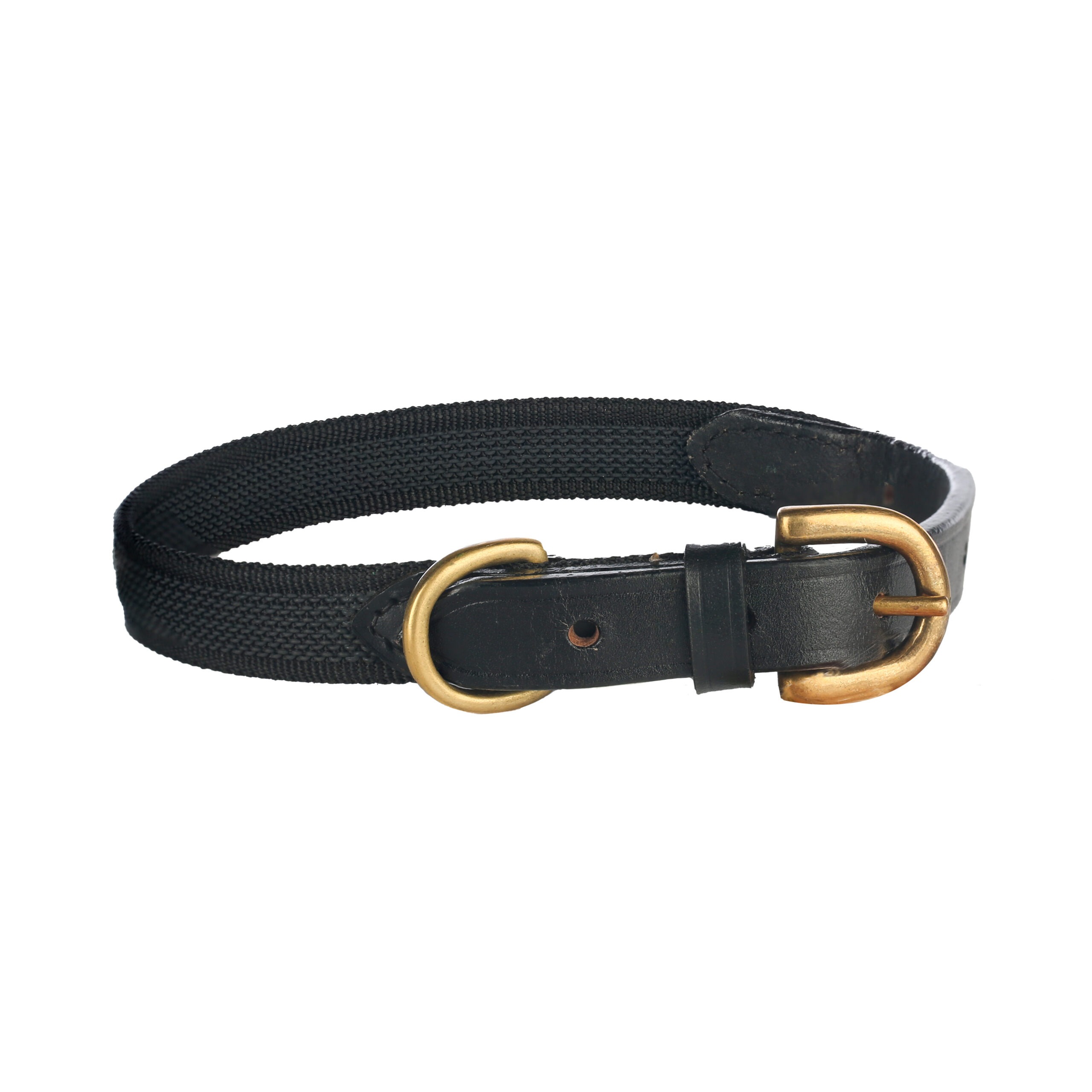 Leather gripper collar BLACK S2 1