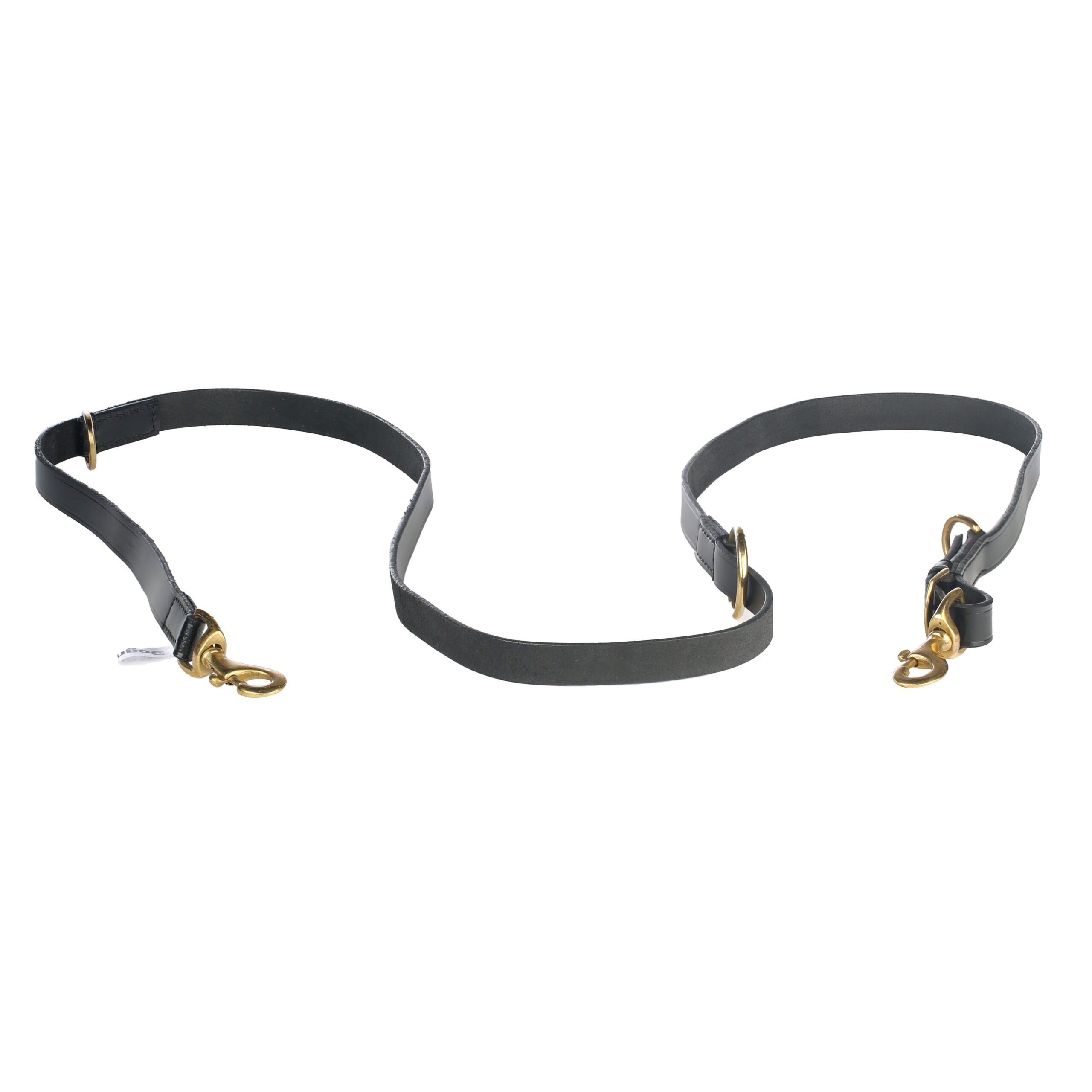 Leather training lead BLACK 1