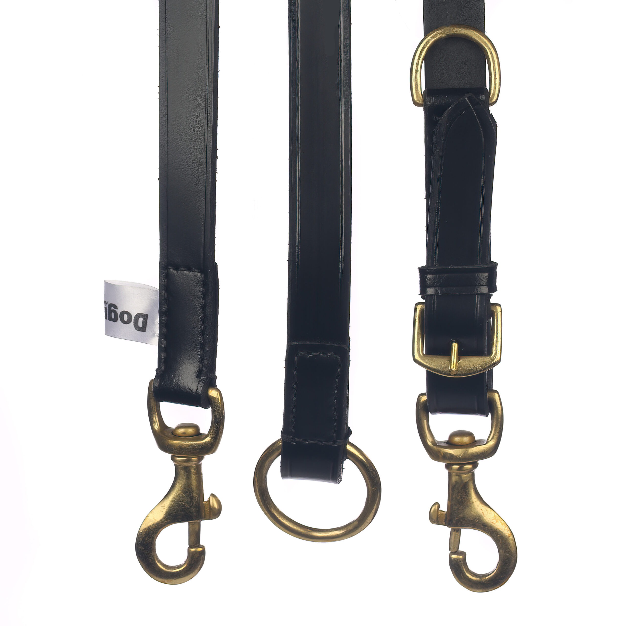 Leather training lead BLACK 2