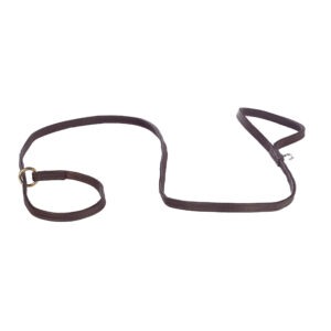 Soft Leather Show Slip Lead BROWN 1 scaled